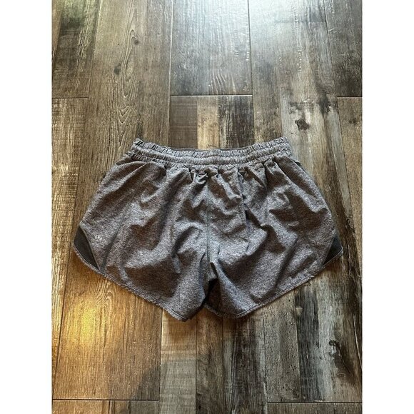 Lululemon Hotty Hot Short II *Long 4" Heather Lux Multi Black Size 8 - Picture 5 of 5